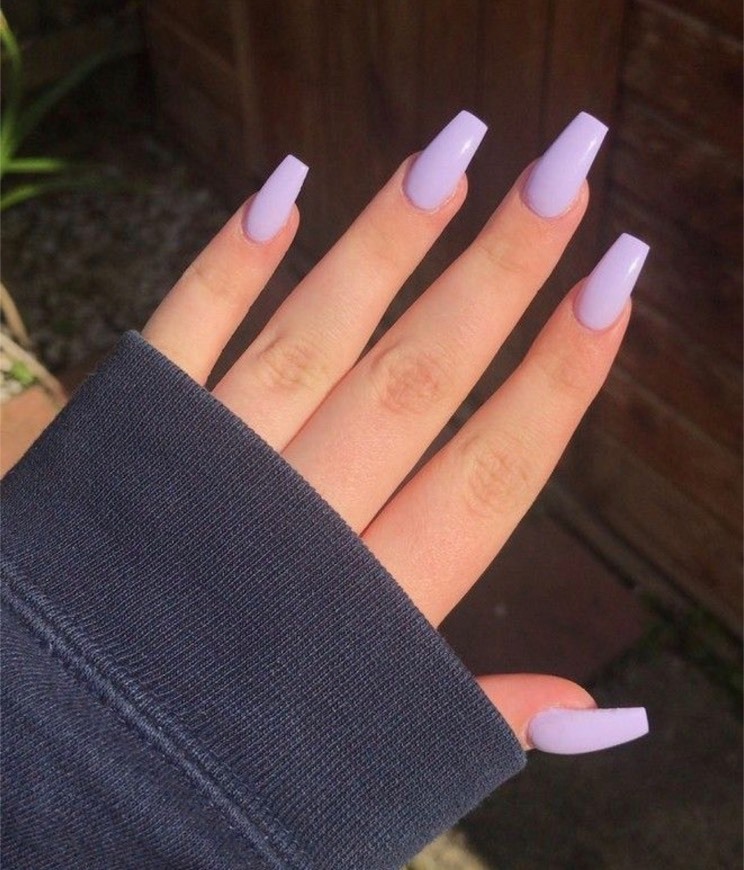 Moda purple nails