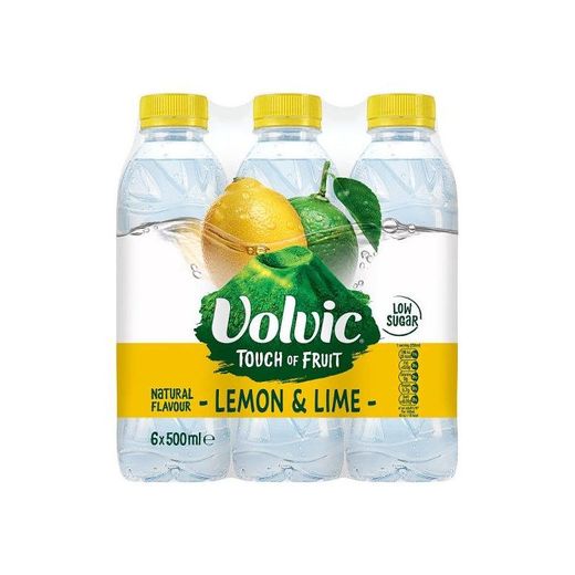 Água Volvic de limão 