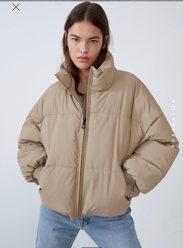 Product Beige puffer jacket 