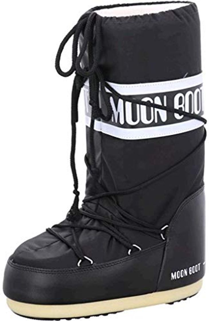 Products Tecnica Moon Boot Nylon, Botas de Nieve Unisex Adulto, Negro