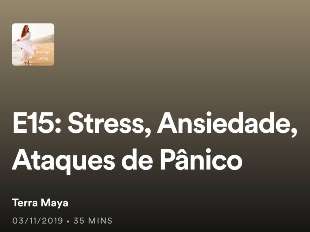 Canciones Stress, ansiedade e ataques de pânico 