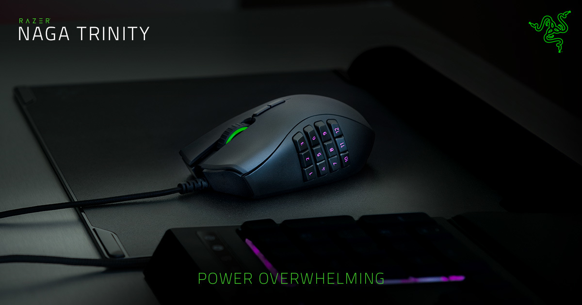 Products Razer Naga Trinity Gaming Mouse

