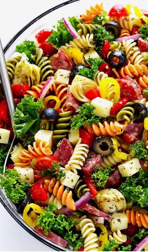 Fashion Rainbow Antipasto Pasta Salad