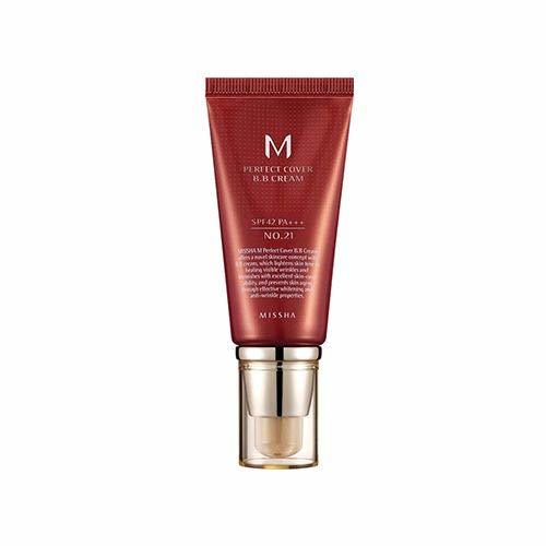 Belleza Cosméticos coreanos, Missha, M Perfect Cover BB Crema No. 21