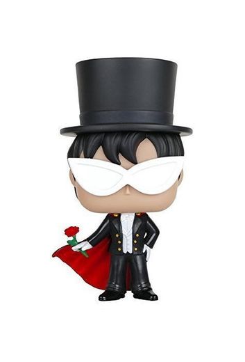 Funko- Tuxedo Mask Figura de Vinilo, colección de Pop, seria Sailor Moon,