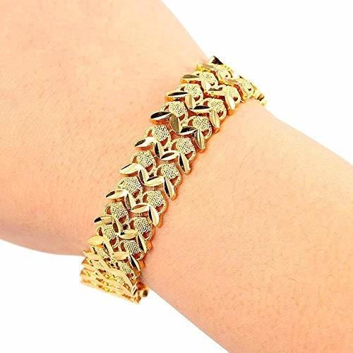 XIAOHA Pulsera De Los Hombres Pulsera Punky De Múltiples Formas Chapada En