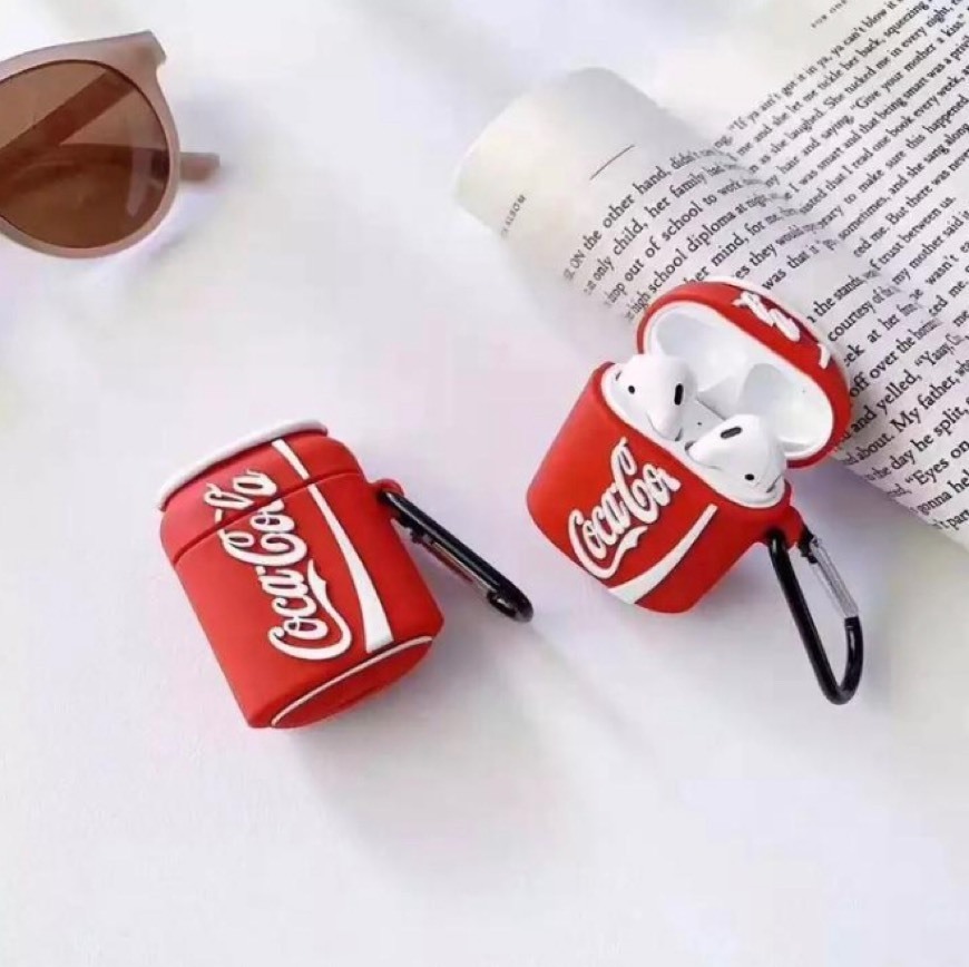 Moda Funda Airpods CocaCola