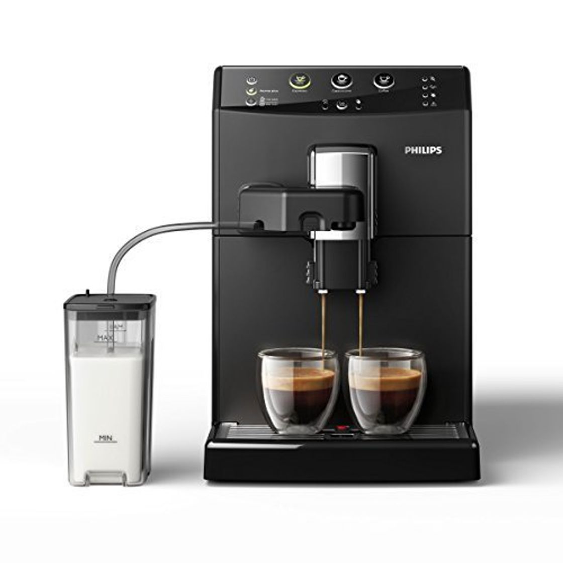 Lugar Philips Serie 3000 Cafetera HD8829/01- Máquina de café espresso automática con función