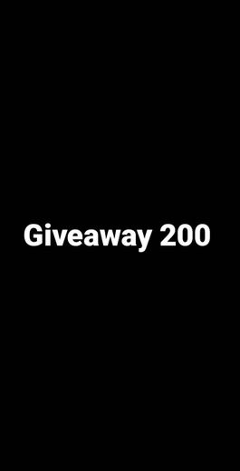 Giveaway 200