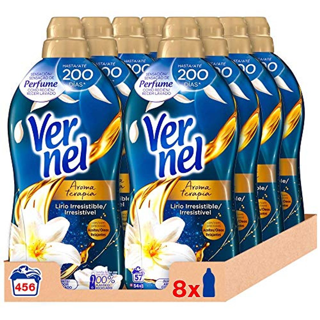 Lugar Vernel Suavizante Aromaterapia Aceite de Jazmín y Lirio 57 Dosis - Pack