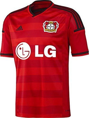 adidas - Camiseta, diseño de Bayer 04 Leverkusen Scarlet/Black/Red Talla