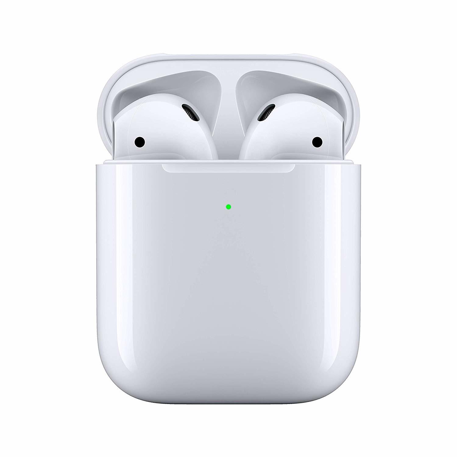 Social Apple AirPods con estuche de carga inalámbrica