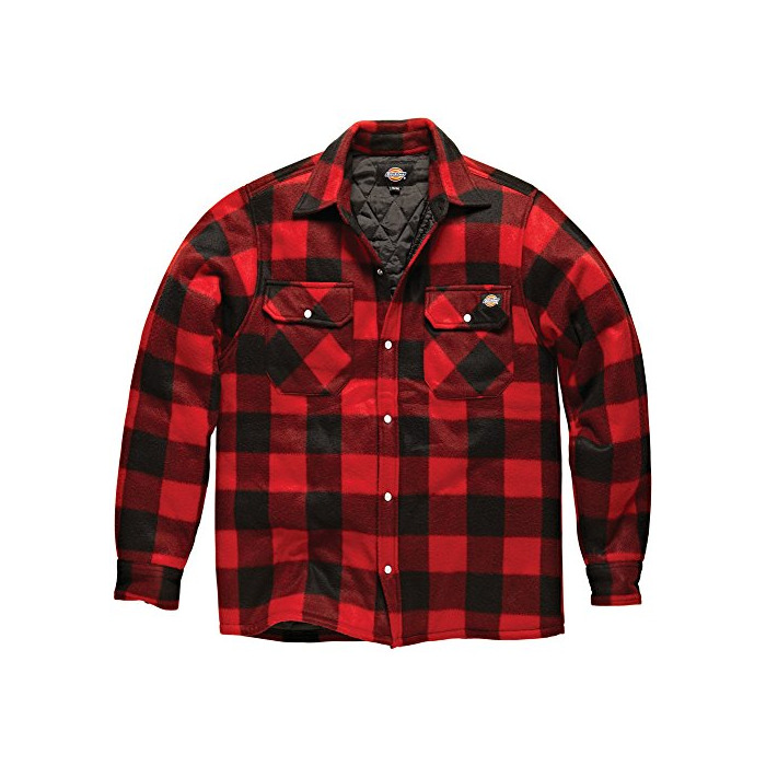 Social Dickies Shirt Portland Hemd Red-M