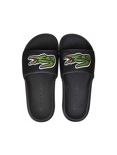 Lacoste Croco Slide 319 4 Us Cfa, Sandalias de Punta Descubierta para