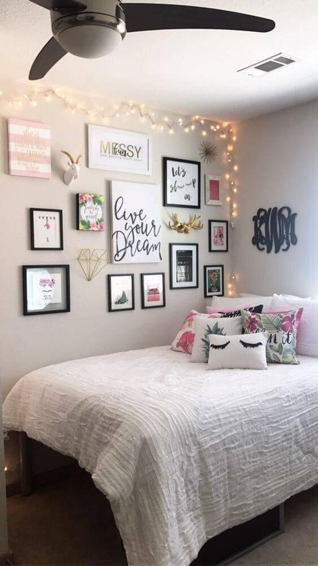 Fashion Ideia de decoração de quarto ✨