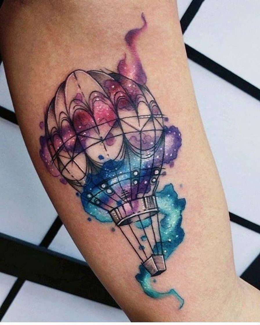 Fashion Tatuagem de Balão