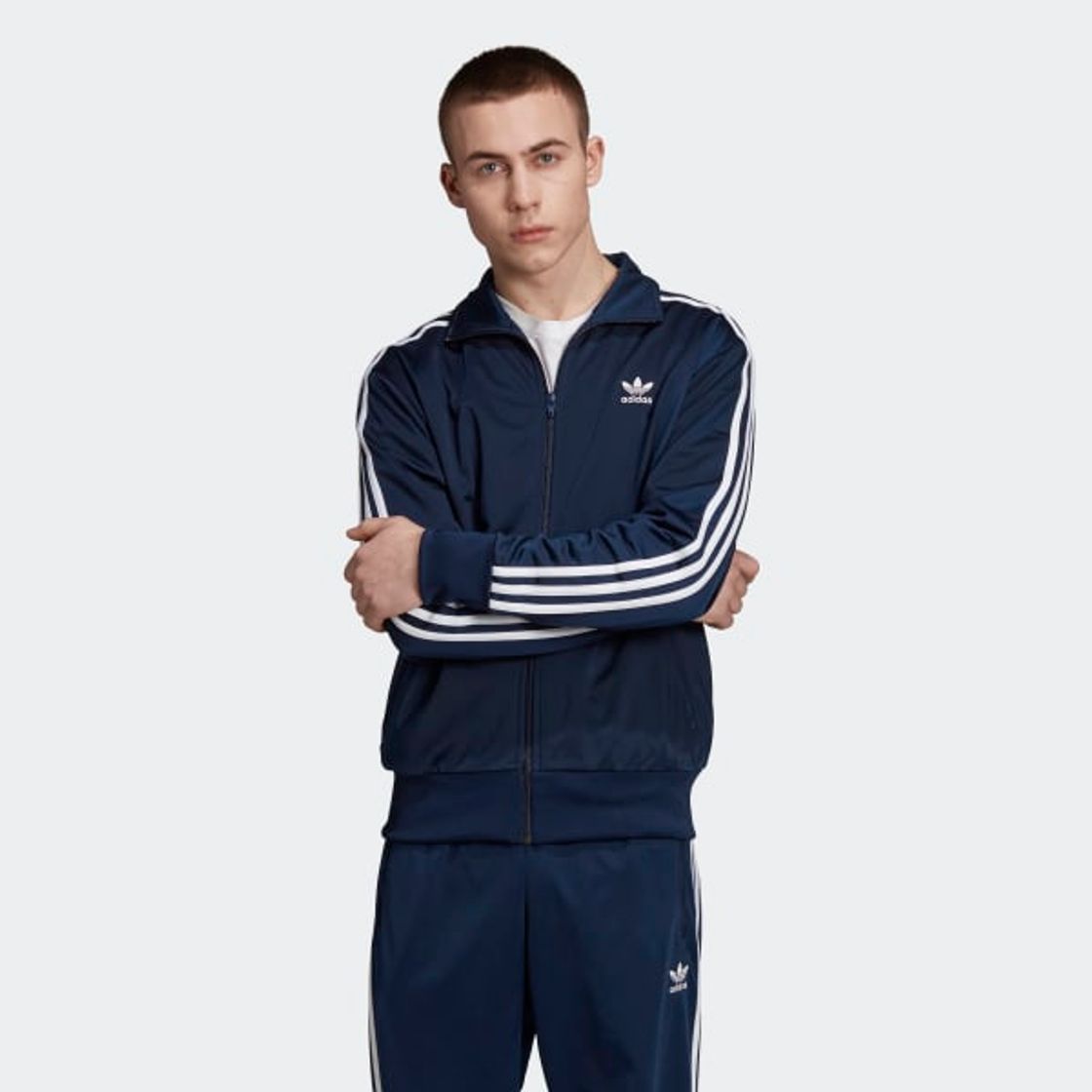 Social Adidas Casaco Firebird - Azul 
