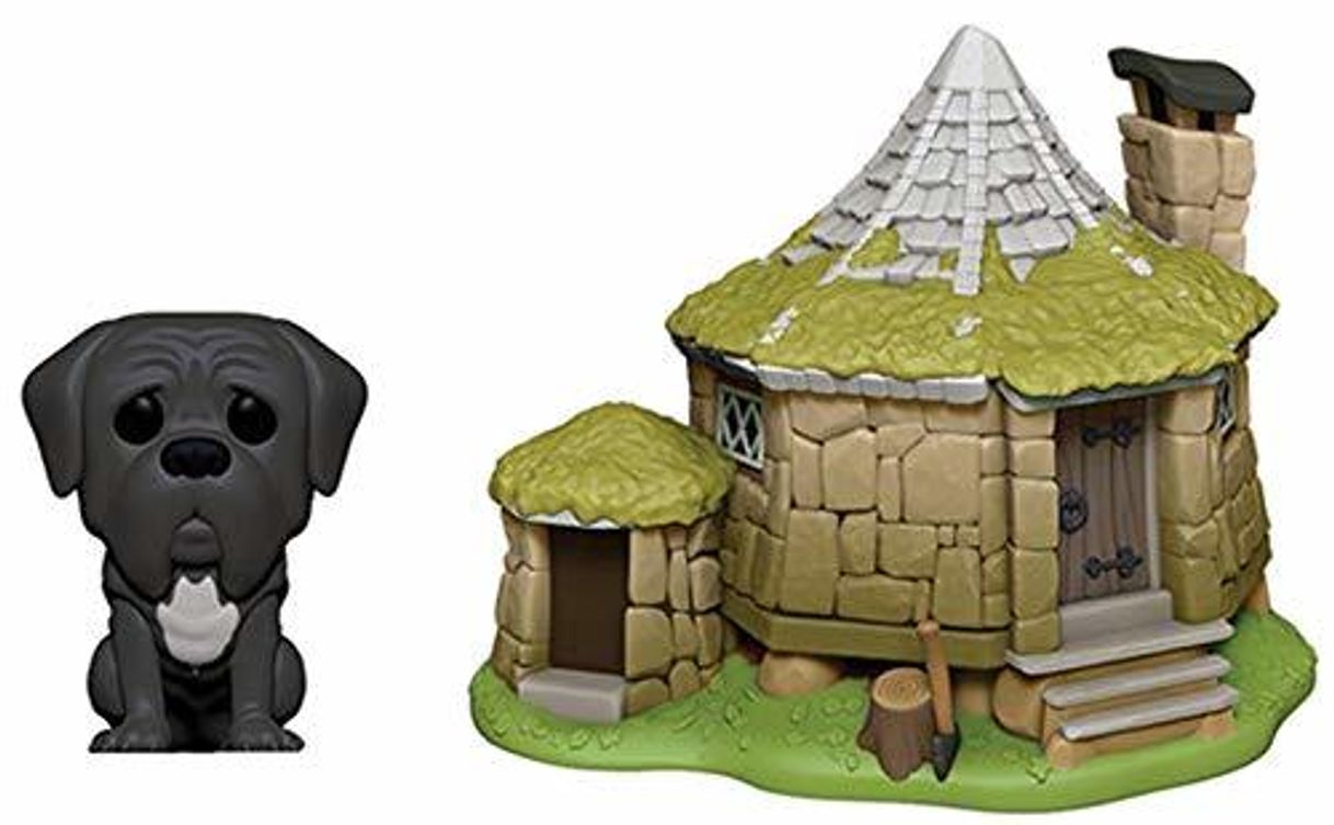Social Funko Pop Town: Harry Potter-Hagrid's Hut w/Fang Figura Coleccionable, Multicolor