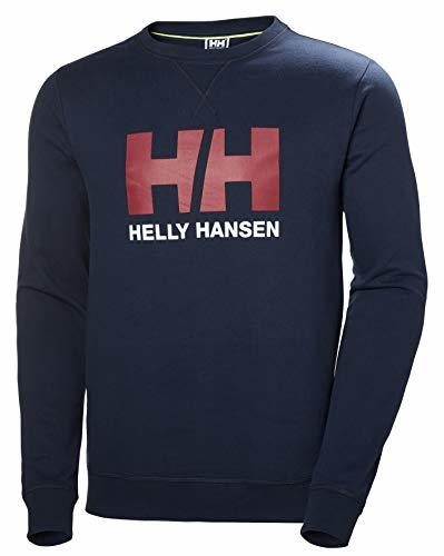 Helly Hansen HH Logo Crew Sudadera, Hombre, Azul