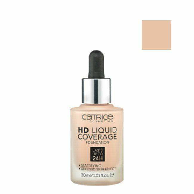 Catrice hd foundation sand beige 030 coverage liquid 30 ml.