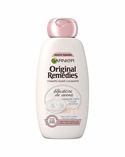 Belleza Garnier Original Remedies Delicatesse de Avena Champú Cuero Cabelludo Sensible