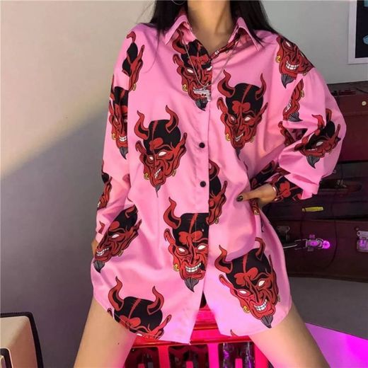 Blusa de manga larga Harajuku 👹