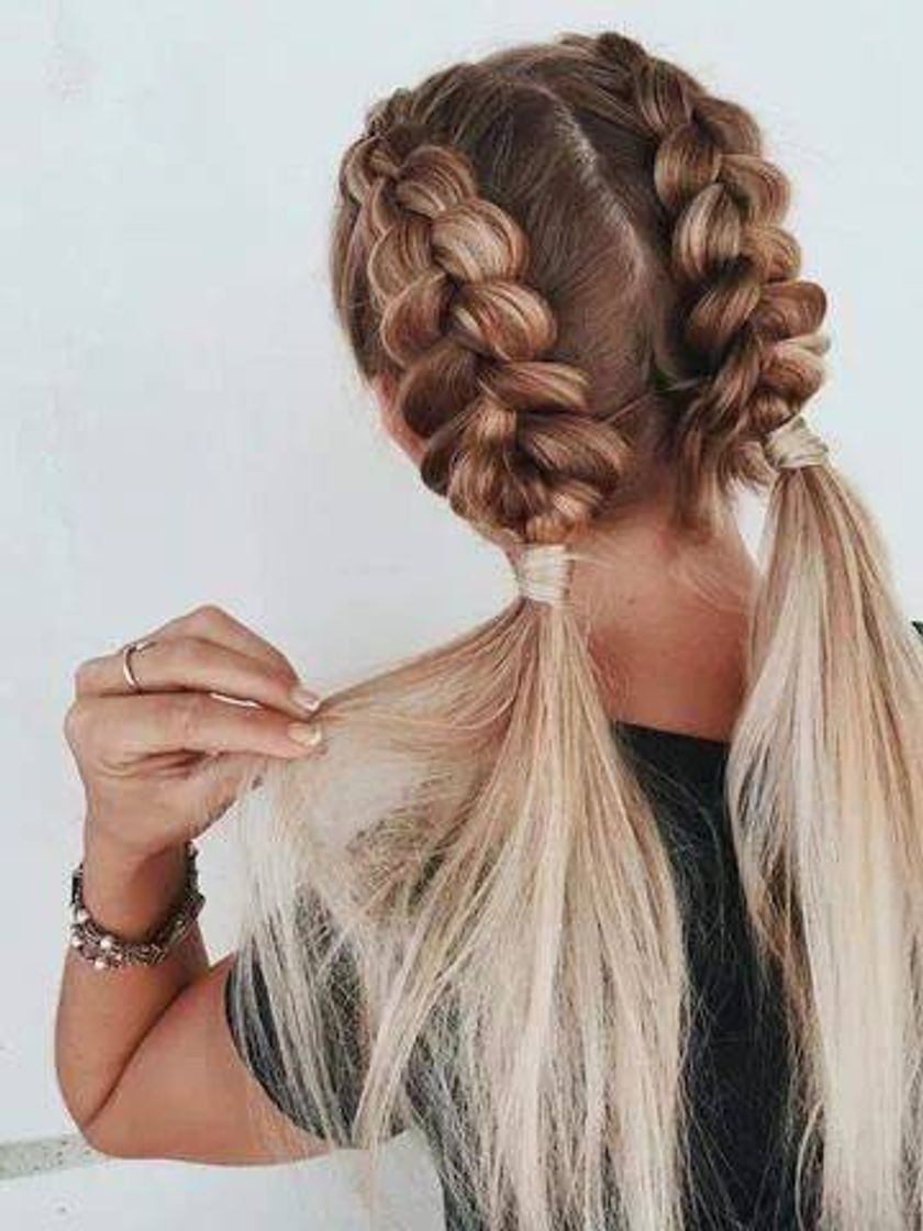 Fashion Coletas con trenzas 