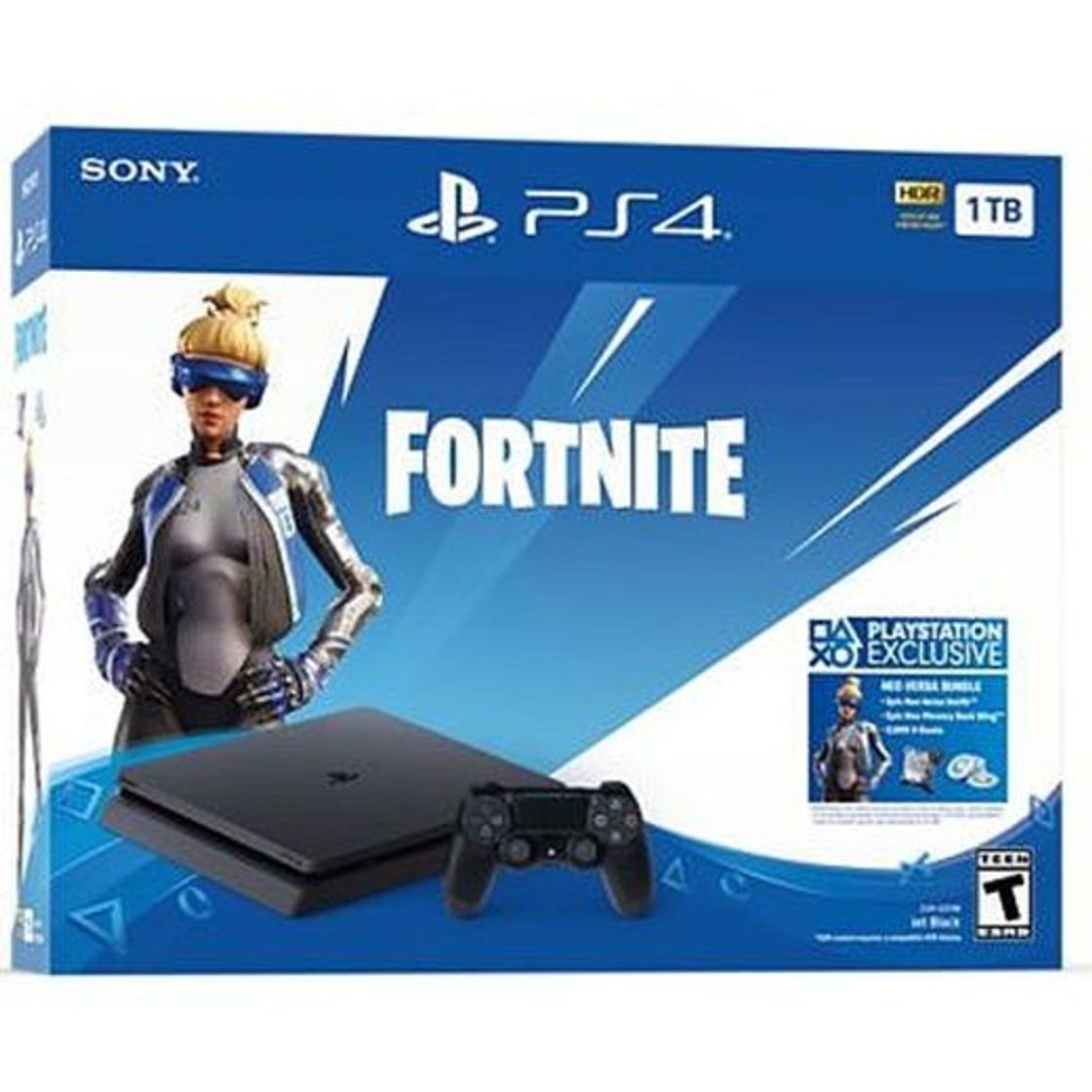 Social Sony - Consola PS4 Slim 500GB Black Fornite VCH(2019)