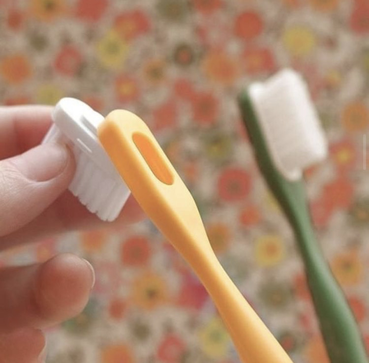 Escova de dentes reutilizável 