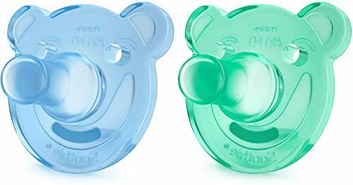 Social Philips Avent Soothie - Pack de 2 Chupetes calmantes de silicona médica