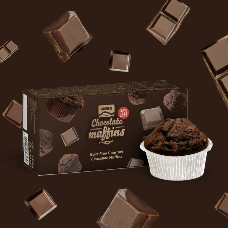 Product Prozis Chocolate Muffins Low Sugar 2x60g