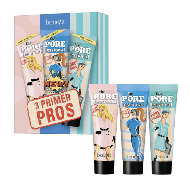 Moda Benefit Cosmetics
Set 3 Primer Pros