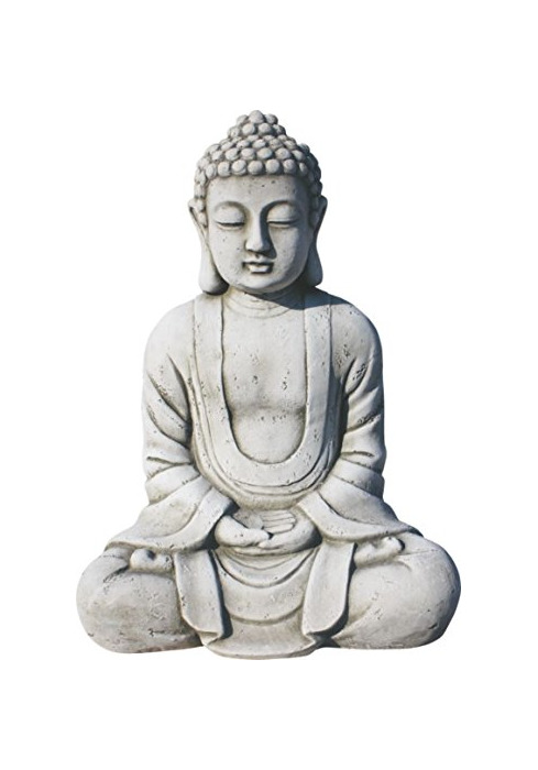 Social AnaParra Estatua Buda Tissa del Éxito Figura Decorativa para Jardín o Exterior