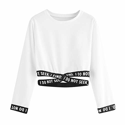 Social Sudaderas Sin Capucha Corta Tumblr Deporte Primavera Invierno para Mujer