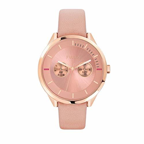 Fashion FURLA Reloj Analógico para Mujer de Cuarzo con Correa en Cuero R4251102546