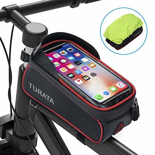 Producto TURATA Bolsas de Bicicleta, Bolsa Impermeable para Bicicleta, Bolsa Táctil de Tubo