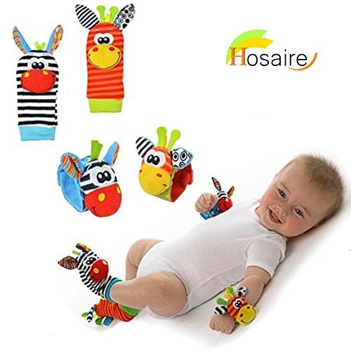 Social Hosaire 4 Piezas Calcetines y Muñeca para Bebé