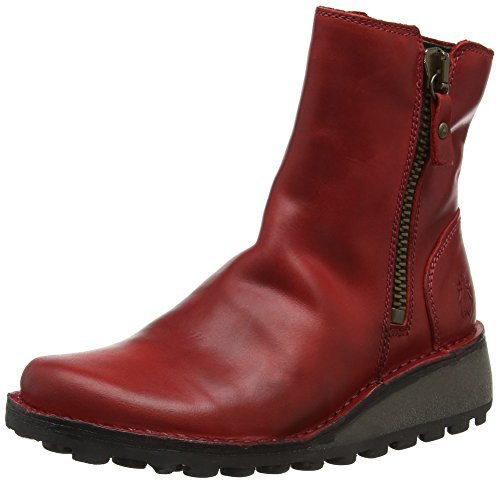 Place Fly London MON944FLY, Botas para Mujer, Rojo