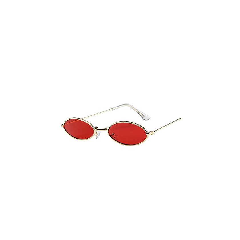 Social KanLin1986-Gafas Gafas de sol ovaladas pequeñas retro Unisex, Barato Gafas de sol