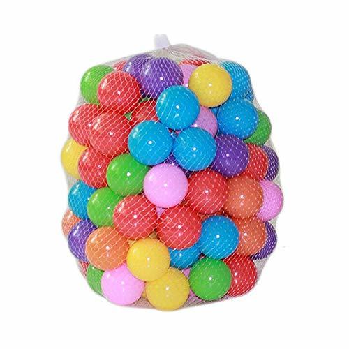 Producto ZZM 100 Bolas de Colores Plástico Pelotas Multicolores del Océano Respetuoso del