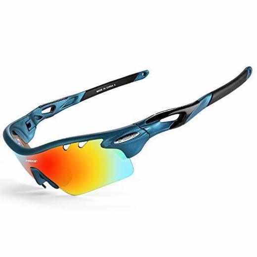 INBIKE Gafas De Sol Polarizadas para Ciclismo con 5 Lentes Intercambiables UV400