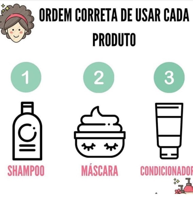 Fashion Ordem de Aplicação de Produtos Capilares