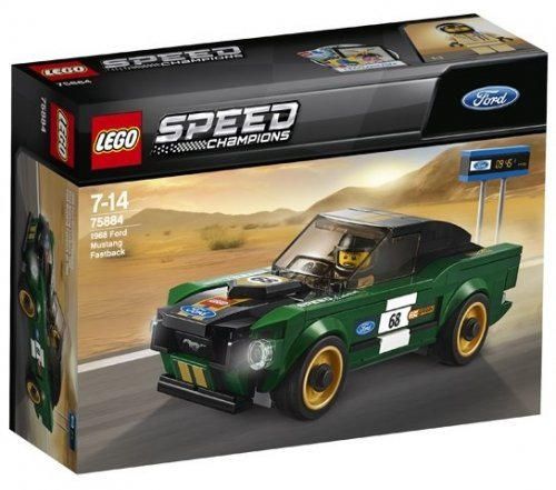 LEGO Speed Champions 75884 - 1968 Ford Mustang Fastback ...