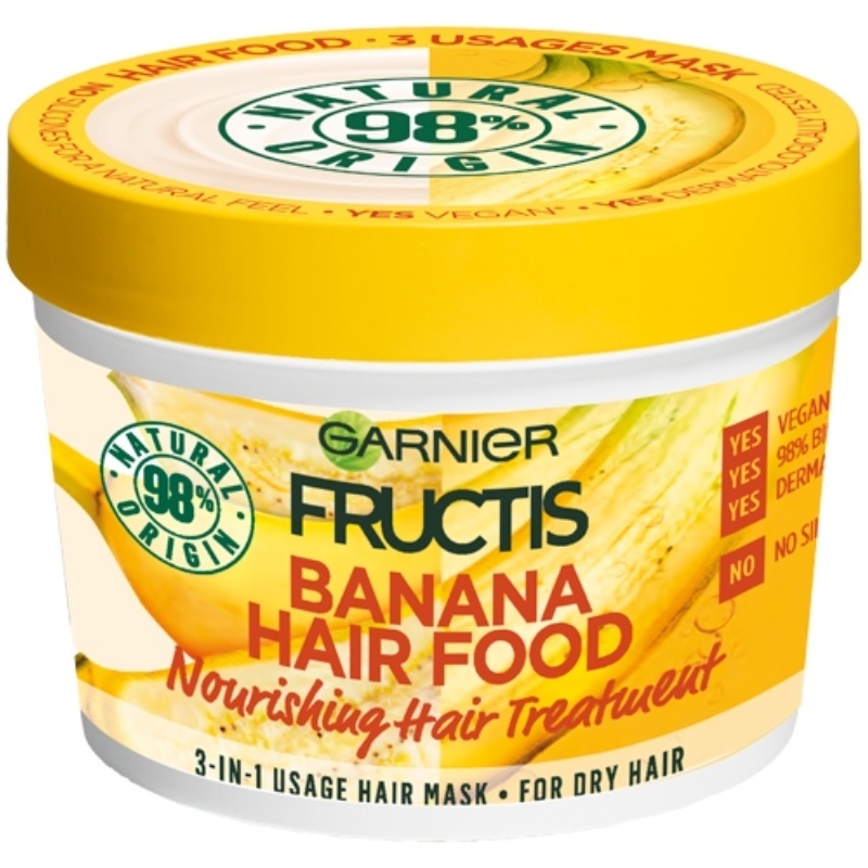 Moda Garnier fructis BANANA HAIR FOOD