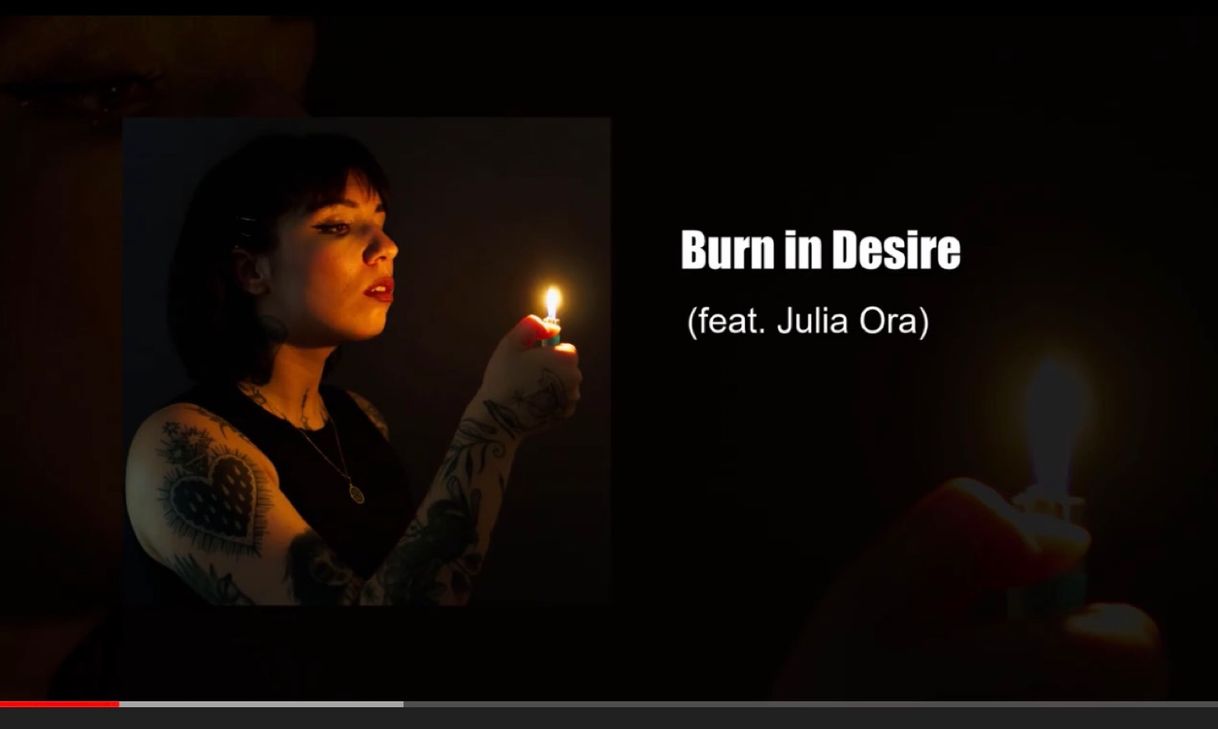 Canción Burn in desire