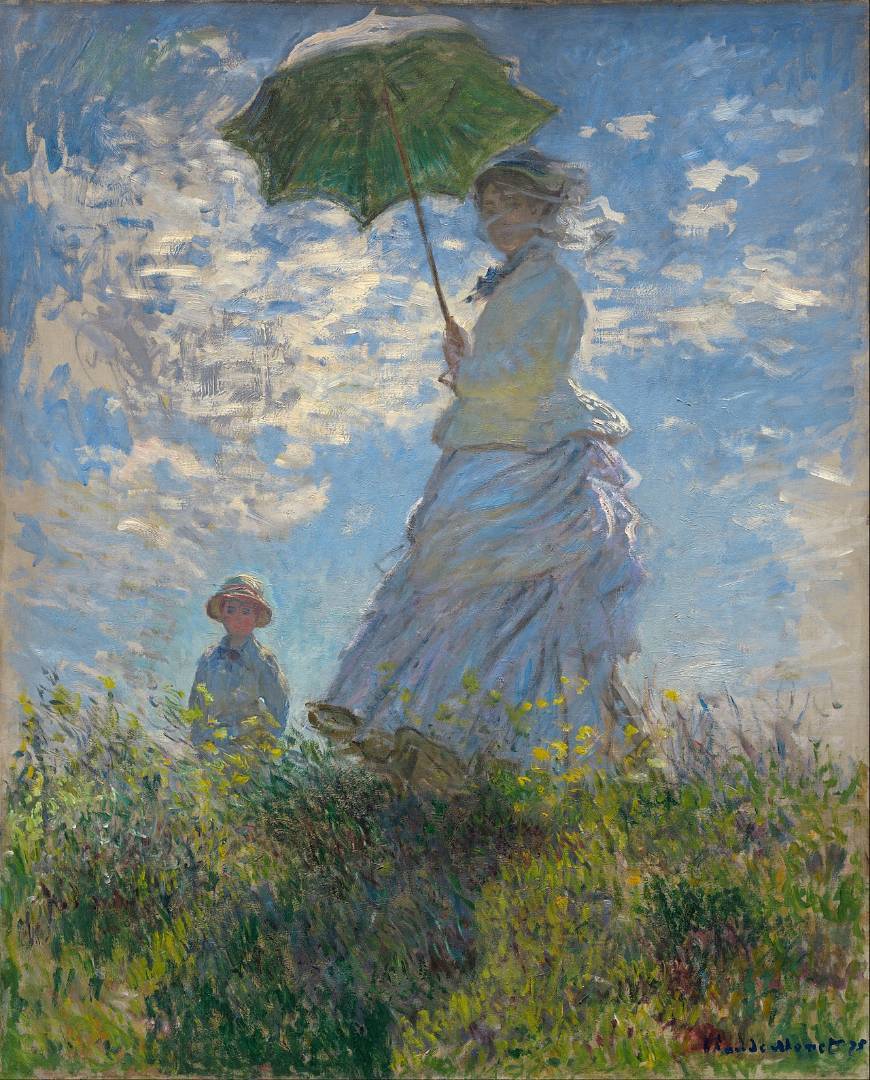 Woman with a Parasol - Claude Monet
