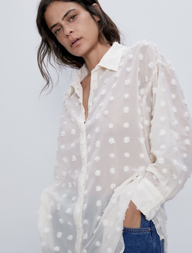 Social Camisa oversize com relevo