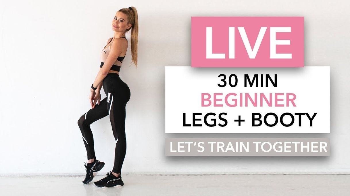 Fashion 30 MIN BEGINNER LEGS + BOOTY - YouTube