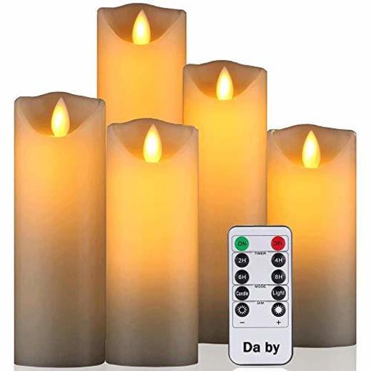 Daby's LED Candle, 5 Llama LED parpadeante
