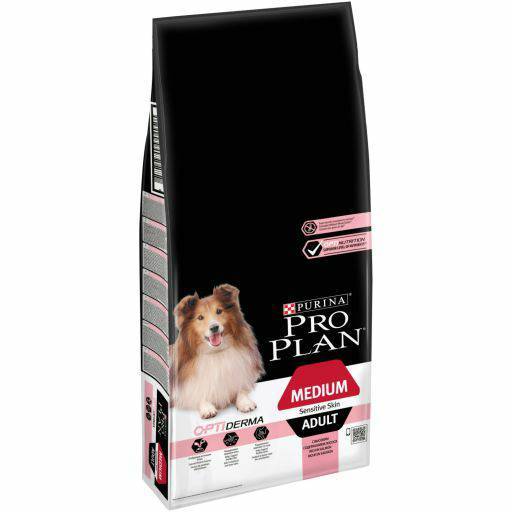 Productos Purina ProPlan Medium Derma pienso para Perro Adulto Salmón 14 Kg